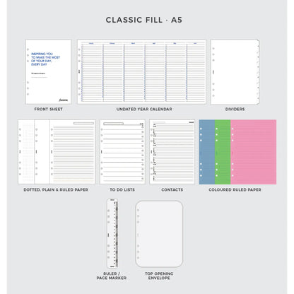 Filofax Good Vibes A5 Organiser